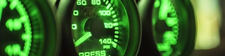 Green car gauges