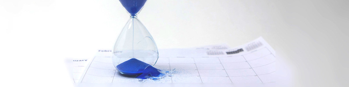 Don-t run out of time like this hour glass - missing VAT deadlines can be expensive