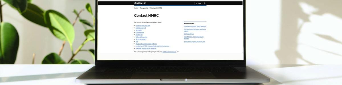 Contacting HMRC on your laptop PC - or any other device - isn't easy.